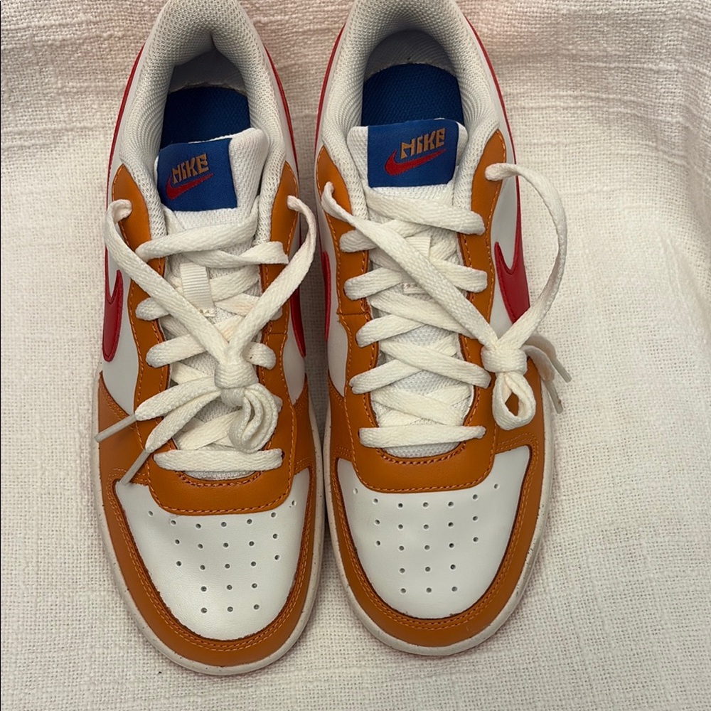 Nike Red Orange Sneakers Classic Design
